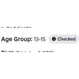 Roblox age verified 13-15 account (chat and vc unlocked)