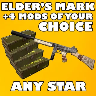 Elder's Mark + 4 Legendary Mods of Your Choice
