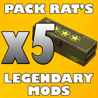 x5 Pack Rat's Legendary Mods