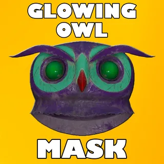 Fasnacht Glowing Owl Mask