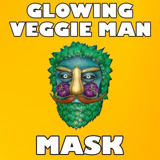 Fasnacht Glowing Veggie Man Mask