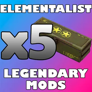 x5 Elementalist Legendary Mods