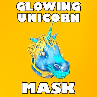Fasnacht Glowing Unicorn Mask