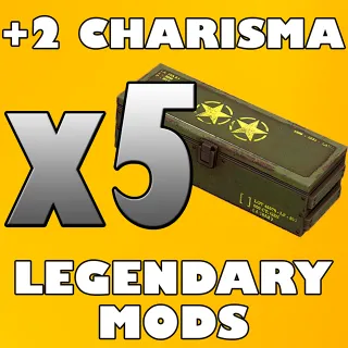 x5 Charisma Legendary Mods