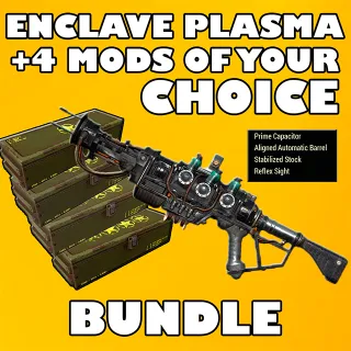 Enclave Plasma Rifle + 4 Legendary Mods of Your Choice