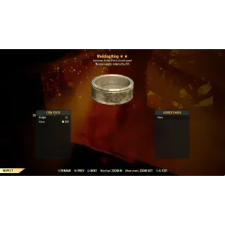 Wedding Ring APrefresh/Weapon Weight