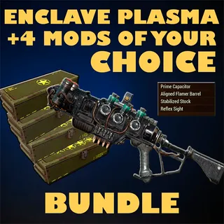 Enclave Plasma Rifle + 4 Legendary Mods of Your Choice