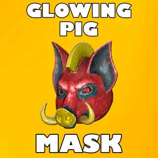 Fasnacht Glowing Pig Mask