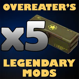 x5 Overeater's Legendary Mods