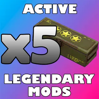 x5 Active Legendary Mods