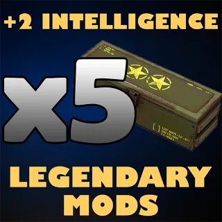 x5 Intelligence Legendary Mods