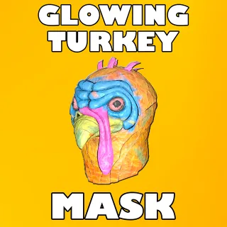 Fasnacht Glowing Turkey Mask