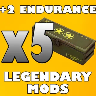 x5 Endurance Legendary Mods