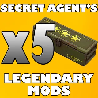 x5 Secret Agent's Legendary Mods