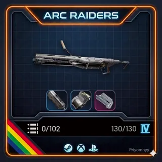 Arc Raiders 10x Torrente IV | Best Attachments | 100% Durability | Fast + Protected extraction |