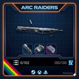 Arc Raiders 10x Torrente IV | Best Attachments | 100% Durability | Fast + Protected extraction |