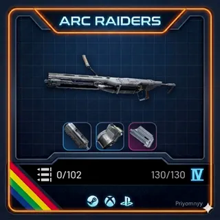 Arc Raiders 10x Torrente IV | Best Attachments | 100% Durability | Fast + Protected extraction |