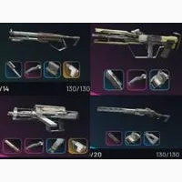 PVP BUNDLE - 20 BEST Weapons with Best Attachments ( 5 bobcat IV + 5 tempest IV + 5 toro IV + 5 renegade IV )