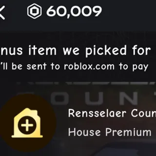 60k ROBUX TAX NOT COVERD