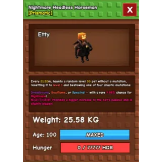 Nightmare Headless Horseman