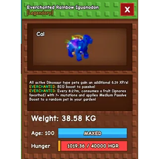 Rainbow Hatch Iguanodon 38KG