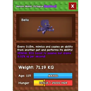 5x Venom 15sec Mimic