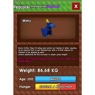 Titanic Nightmare Pterodactyl 86KG