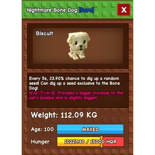 Nightmare Colossal Bone Dog