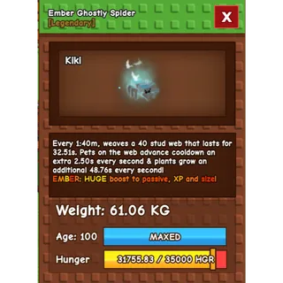 Ember Ghostly Spider 61KG