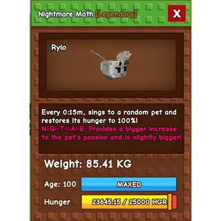Titanic Nightmare Moth 85KG