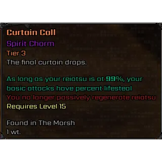 Curtain Call | SPIRIT CHARM - VV: ULTIMATUM