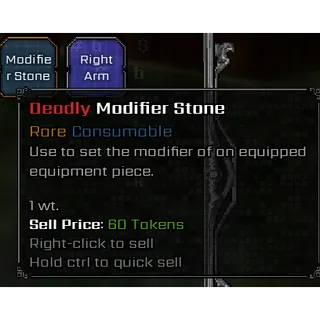 Deadly Modifier Stone - VV: Ultimatum