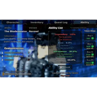 Quincy with 100 Ability Rerolls - VV: Ultimatum (Unverified 13+)