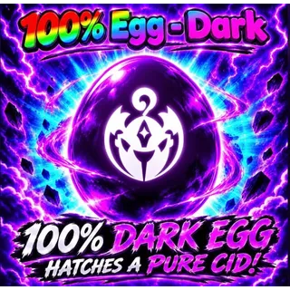 100% Dark Egg / CID EGG / ASTD - All Star Tower Defense