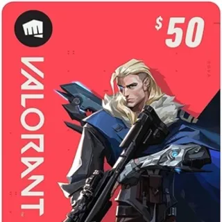 $50 USA Valorant gift card