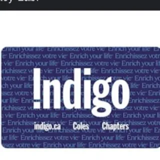 $25 Indigo Gift card 