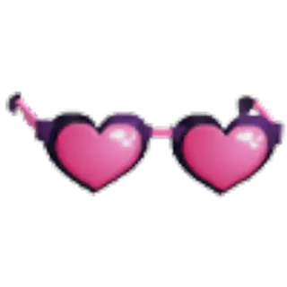 Pink Heart Glasses