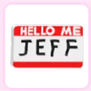 Jeff Nametag