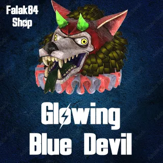 Glowing Blue Devil