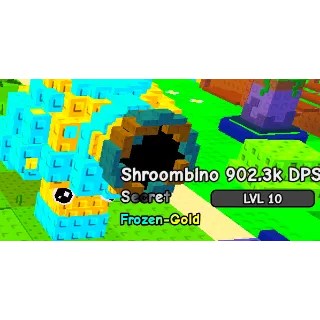 902.3K DPS FROZEN-GOLD SHROOMBINO PLANTS VS BRAINROTS