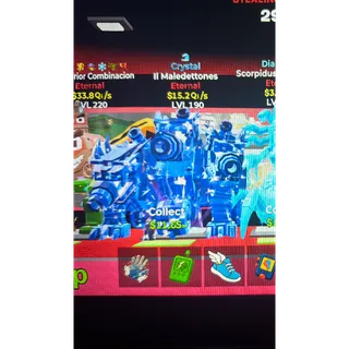 Fortnite Steal the brainrot Il Maledettones Crystal 
