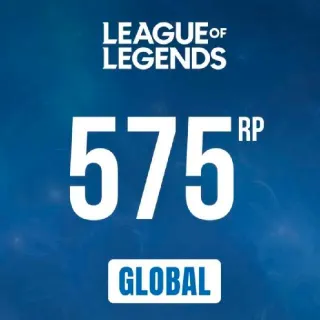 league of legends 575rp  GLOBAL CARD INSTANT DELIHVERY