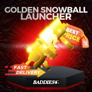 Golden Snowball Launcher | Baddies