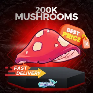 200K Mushrooms| Creatures of Sonaria