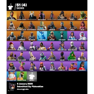 FA FULL ACCESS FORTNITE ACCOUNT OG SEASON 3 AND UP RARE.