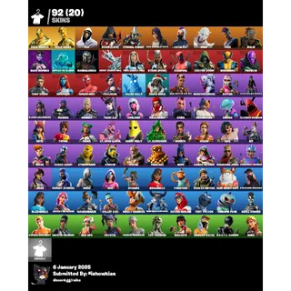 FORTNITE ACCOUNT STACKED 91 SKINS MIDAS OG CANDY AXE FULL STYLE NFA