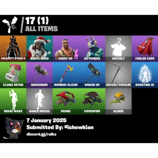 FORTNITE ACCOUNT STACKED 4 SKINS SEASON 6 NFA