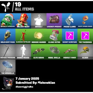 FORTNITE ACCOUNT STACKED 2 SKINS NFA