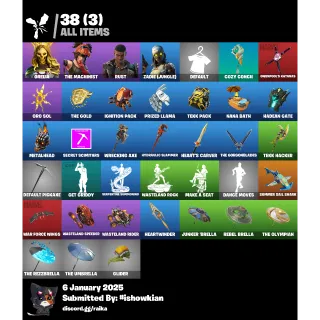 FORTNITE ACCOUNT STACKED 4 SKINS NFA