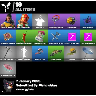 FORTNITE ACCOUNT STACKED 2 SKINS NFA